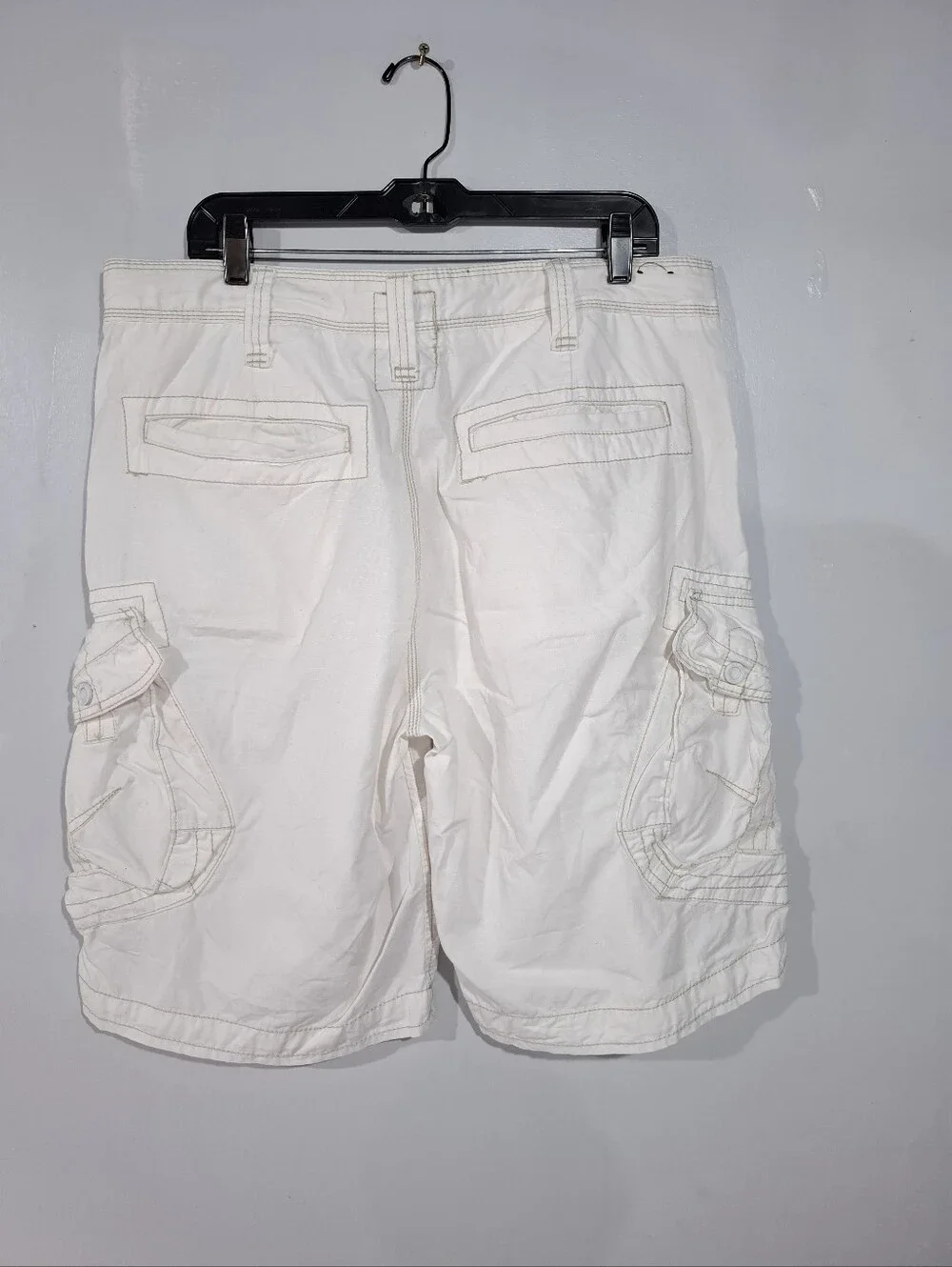 Jet Lag Cargo Shorts Camp Rugged Withe / Cream Utility Baggy Mens Size 36